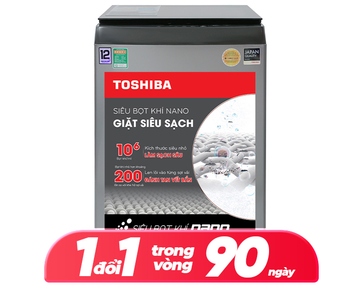 Máy giặt Toshiba Inverter 12 kg AW-DUK1300KV(SG)