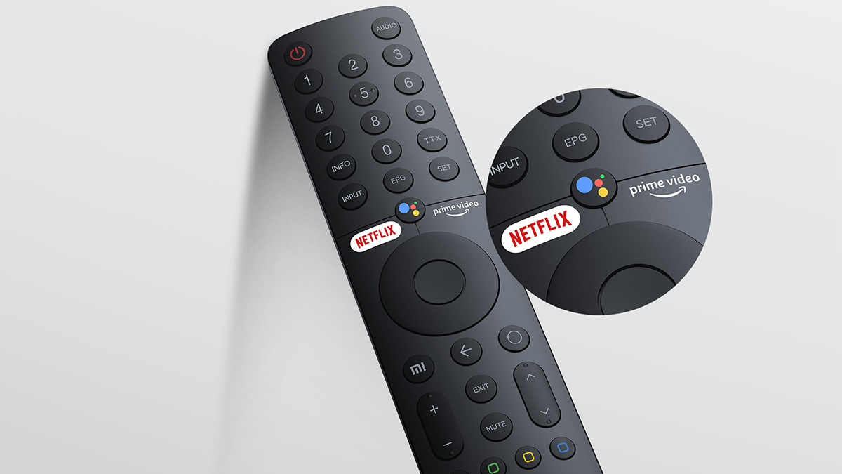 Đi kèm chiếc remote gọn nhẹ và tiện lợi