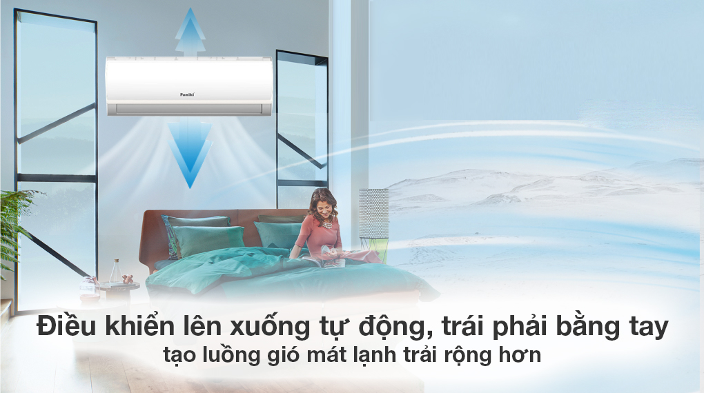 Máy lạnh Funiki 2 HP HSC18TMU.ST3 - Cơ chế thổi gió