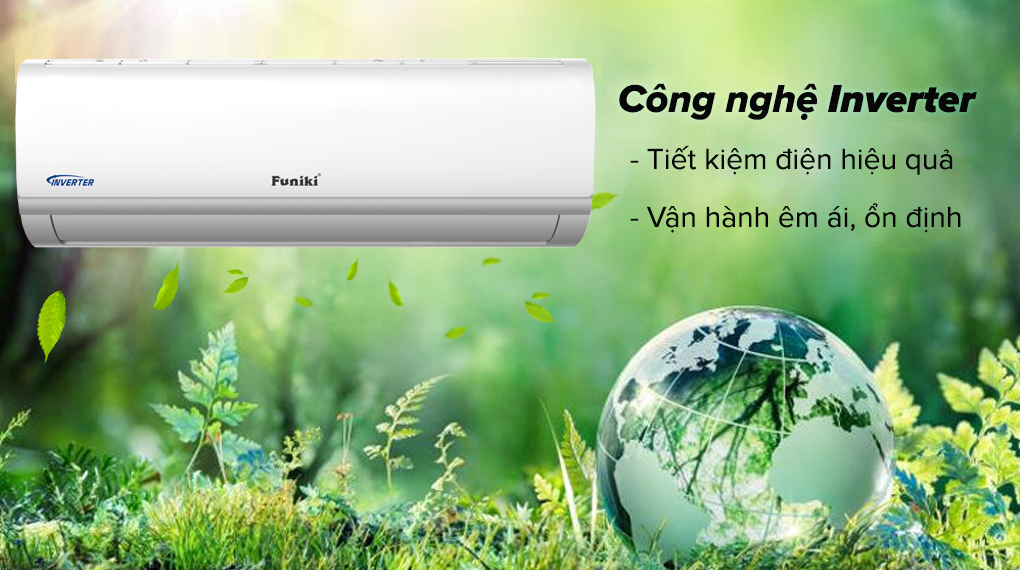 Máy lạnh Funiki Inverter 1.5 HP HIC12TMU - Công nghệ tiết kiệm điện