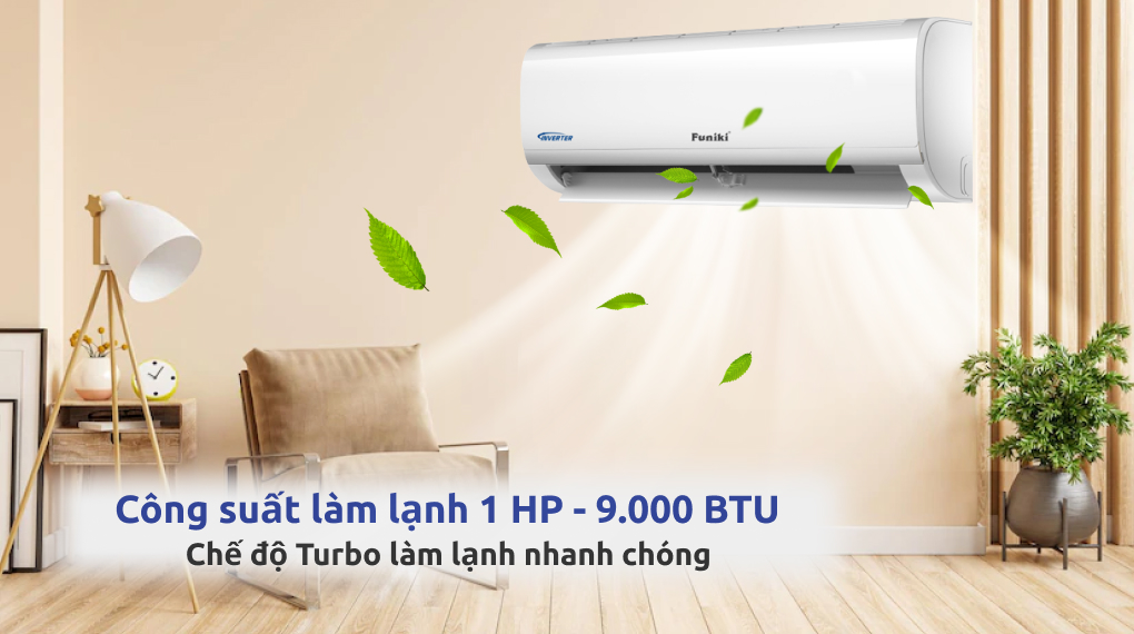 Máy lạnh Funiki Inverter 1 HP HIC09TMU - Công nghệ làm lạnh