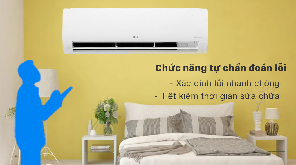 Máy lạnh LG Inverter 2 HP V18WIN - Tiện ích