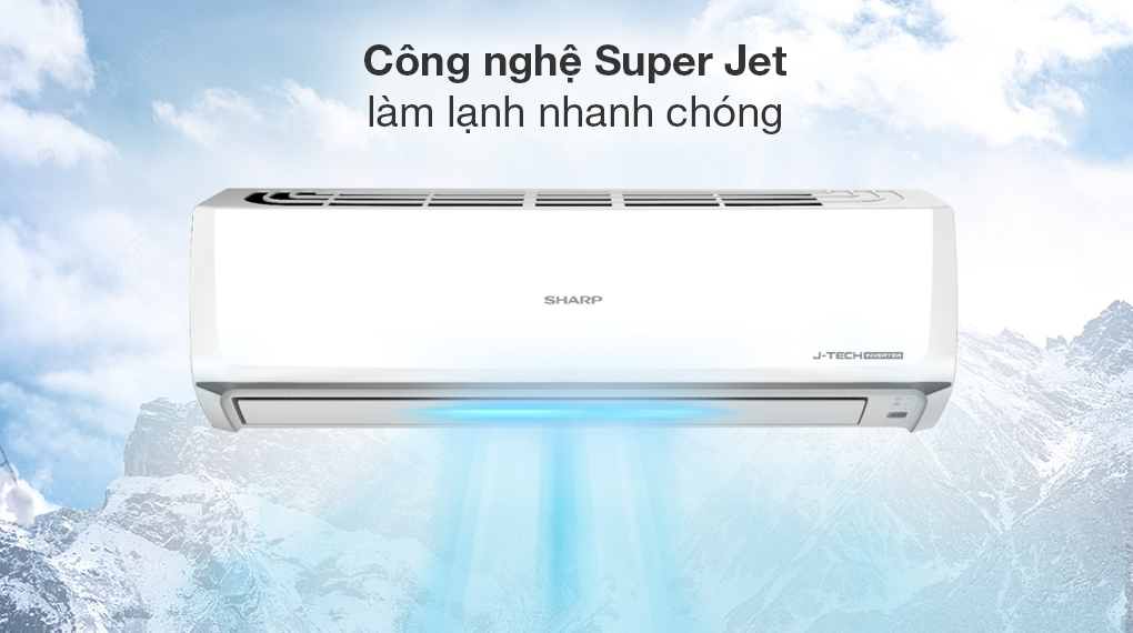 Máy lạnh Sharp Inverter 2 HP AH-X18ZEW - Công nghệ làm lạnh