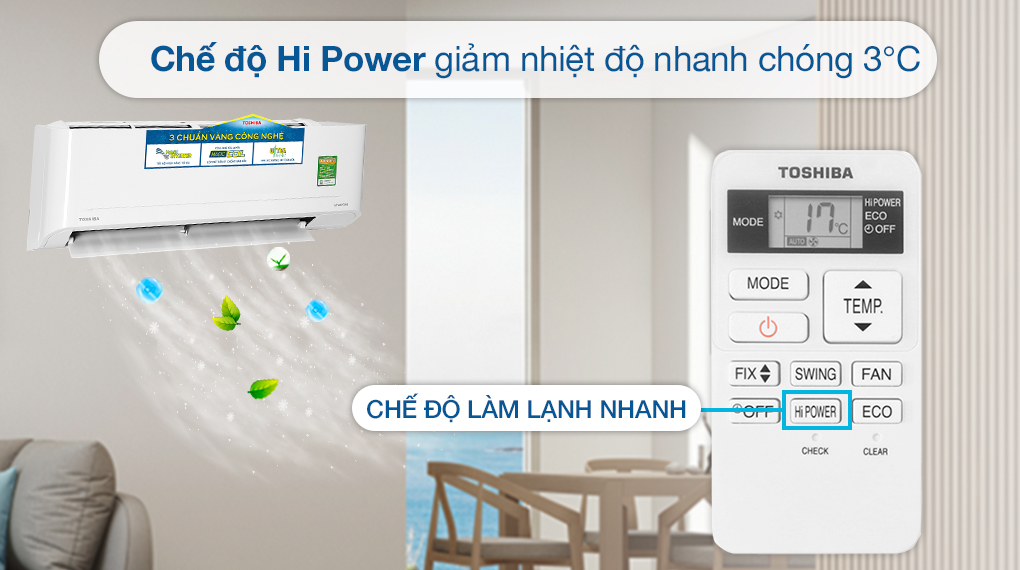 Máy lạnh Toshiba 1 HP Inverter RAS-H10C4KCVG-V - Công nghệ làm lạnh