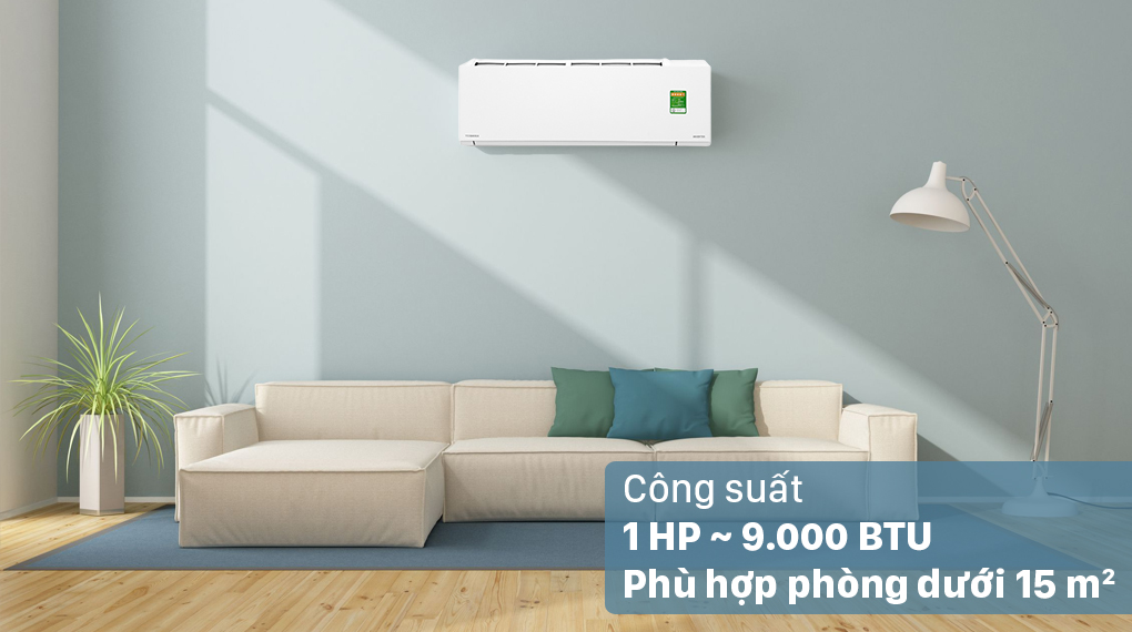 Máy lạnh Toshiba Inverter 1 HP RAS-H10E2KCVG-V - Công suất 1 HP