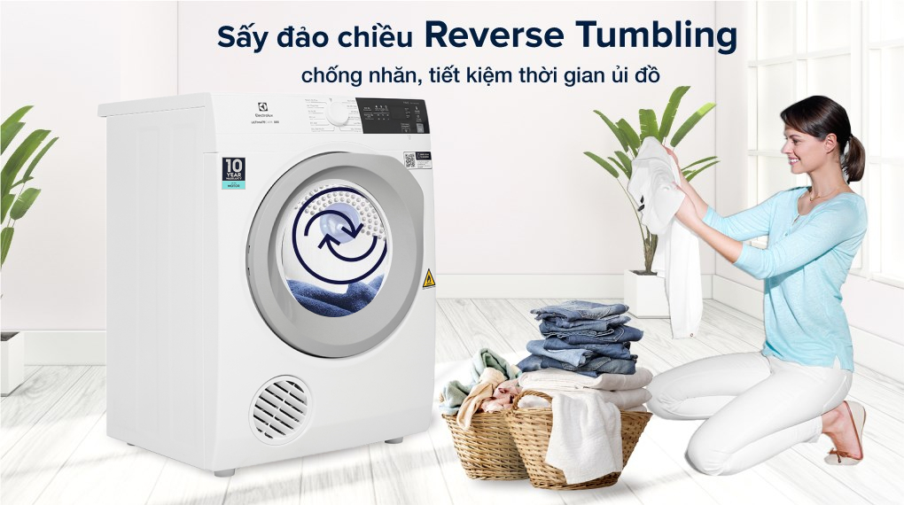 Máy sấy thông hơi Electrolux 8.5 kg EDV854J3WB - Công nghệ sấy nổi bật