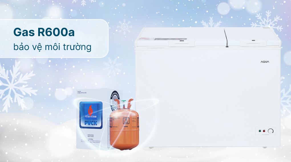  Tủ đông AQUA 211 lít AQF-C3102S - gas R600a