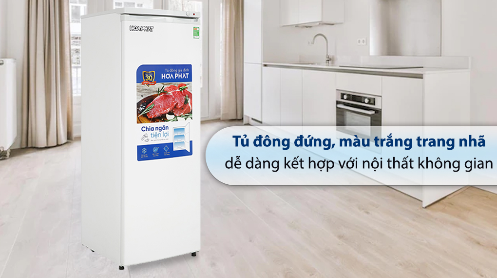 Tủ đông Hòa Phát 208 Lít HPF UAH6208 - Tổng quan thiết kế