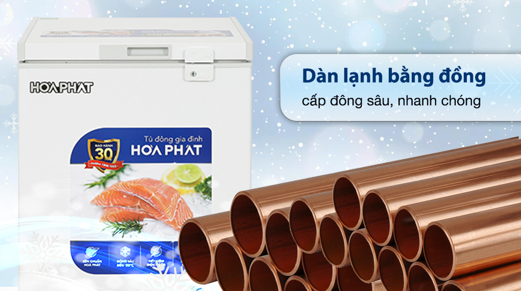 Tủ đông Hòa Phát 107 Lít HPF AD6107 - Công nghệ làm lạnh