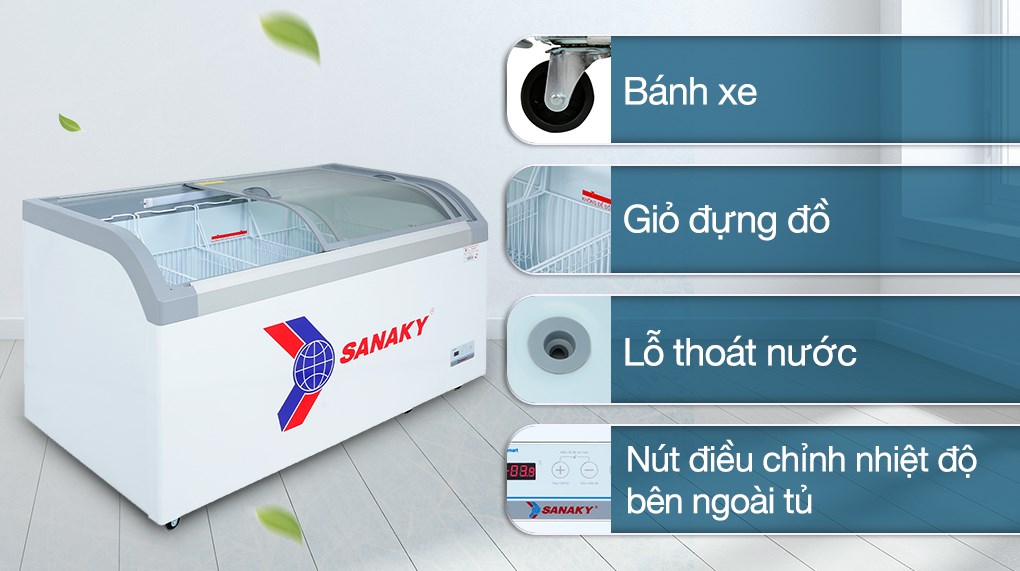 Tủ đông Sanaky 500 lít VH-888KA - Tiện ích