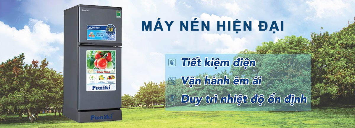 Tủ Lạnh Funiki FR-135CD được trang bị máy nén hiện đại