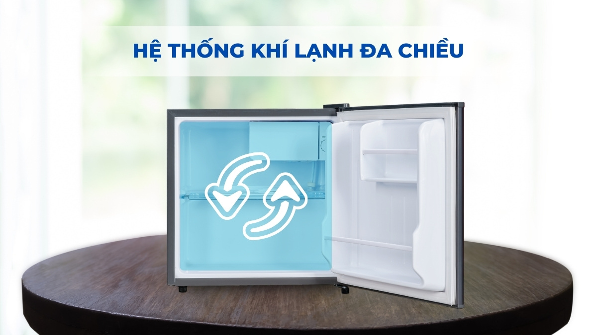 Hệ thống làm lạnh đa chiều đưa hơi lạnh đến mọi vị trí