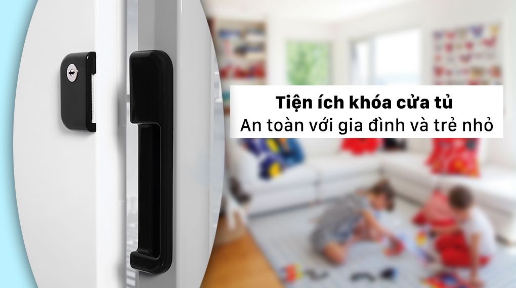 Tủ Mát Sanaky 240 lít TM.VH308KL - Khóa trẻ em