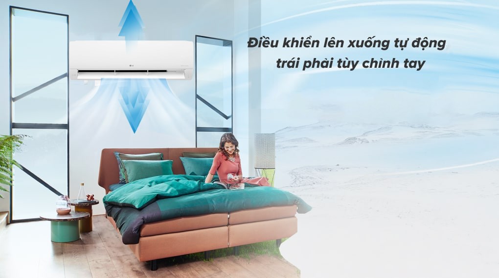 Máy lạnh LG Inverter 2.5 HP V24WIN1 - Cơ chế thổi gió