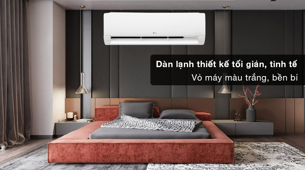 Máy lạnh LG Inverter 2 HP V18WIN1 - Thiết kế đơn giản, tinh tế, vỏ máy bền bỉ