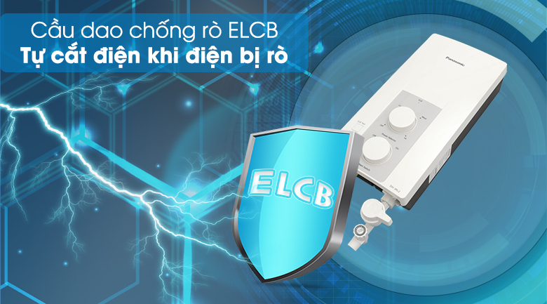 ELCB - Máy nước nóng Panasonic DH-3RL2VH 3.5KW