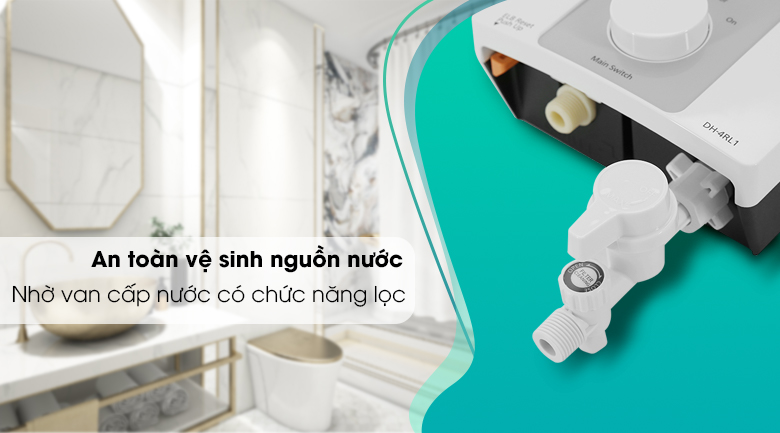 Chức năng lọc - Máy nước nóng Panasonic DH-4RL1VW 4500W