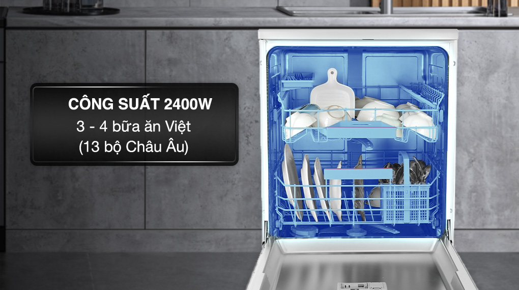 Công suất Máy rửa chén độc lập Bosch SMS2HAI12E