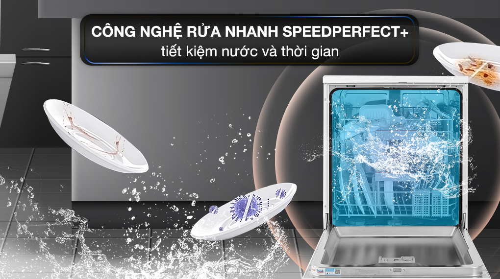 Máy rửa chén độc lập Bosch SMS4HAW48E - rửa nhanh