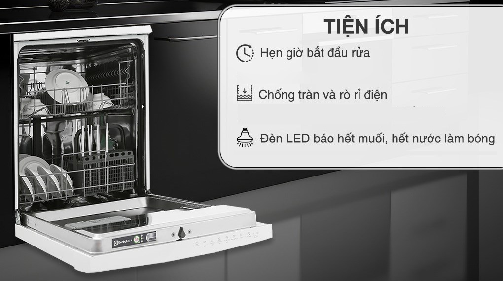 Máy rửa chén độc lập Electrolux ESF5206LOW - Tiện ích