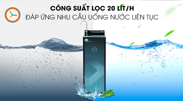 Công suất lọc nước máy lọc nước RO Karofi KAQ-P95 10 lõi