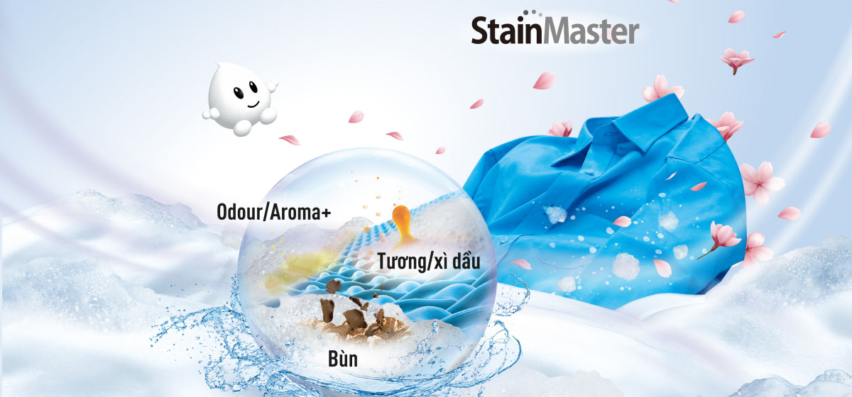 Care + Stain Expert giúp loại bỏ triệt để mọi loại vết bẩn