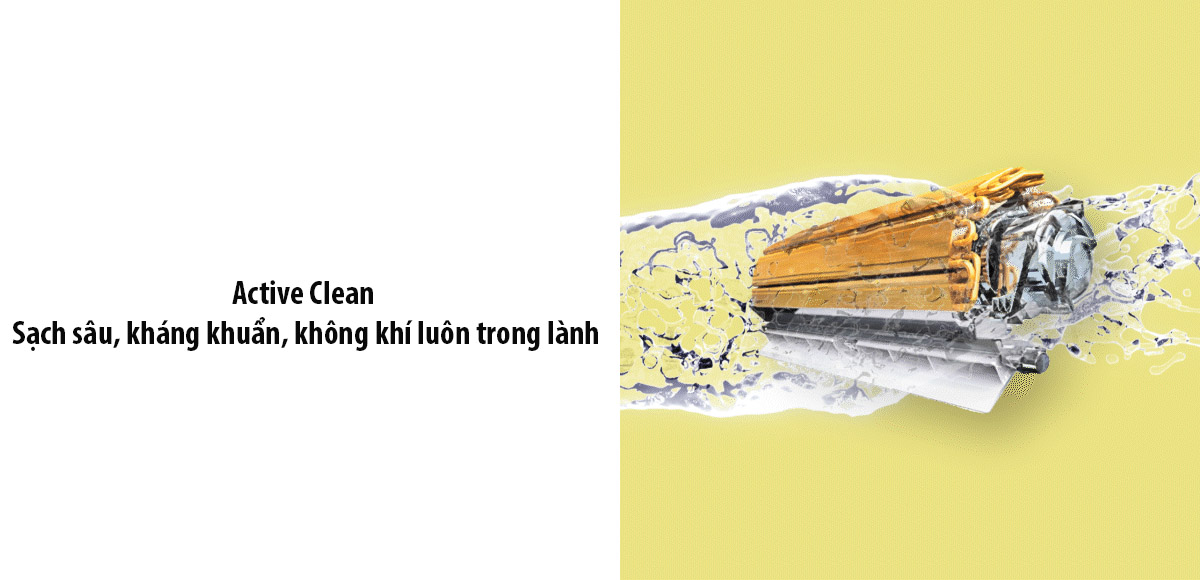 Active Clean mode - Chế độ tự làm sạch dàn lạnh, kháng khuẩn