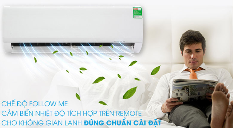 Điều hòa Midea có tốt không?: Tính năng Follow me