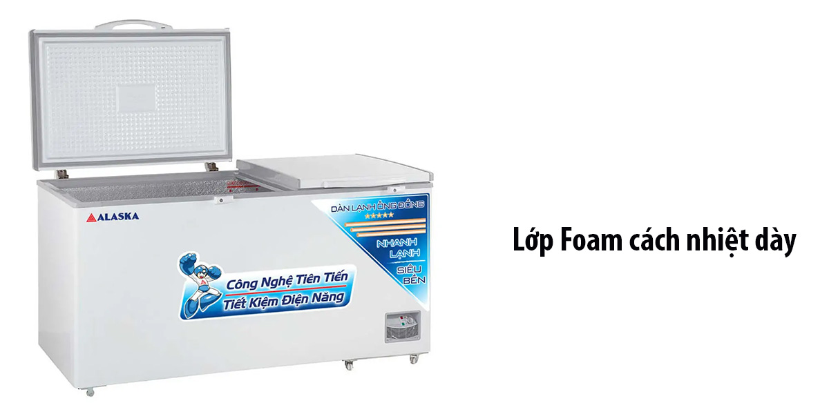 Lớp Foam cách nhiệt dày