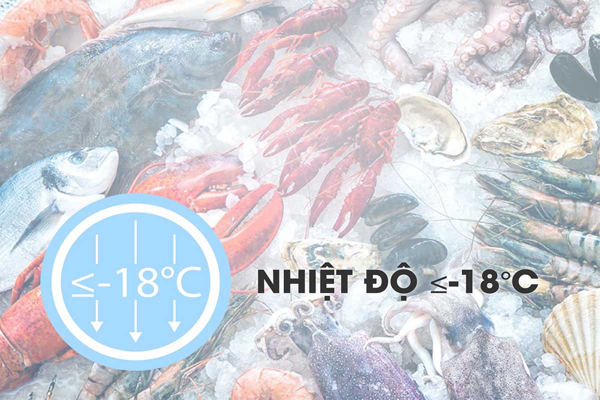 Nhiệt độ ngăn đông ≤-18°C