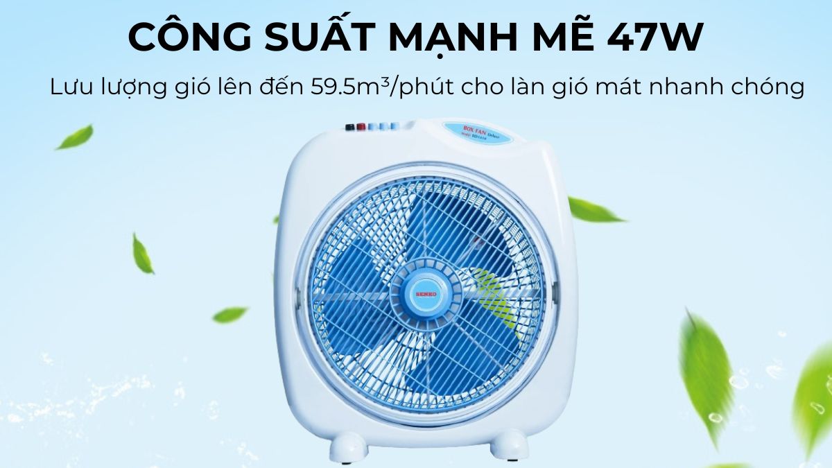 Senko BD1410 hoạt động với công suất 47W mạnh mẽ