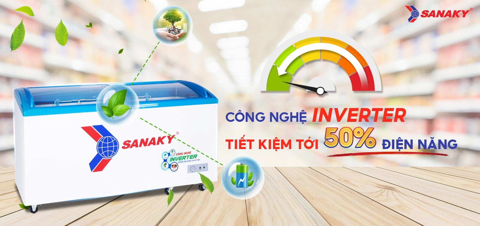 Công nghệ Inverter tiết kiệm tới 50% điện điện năng