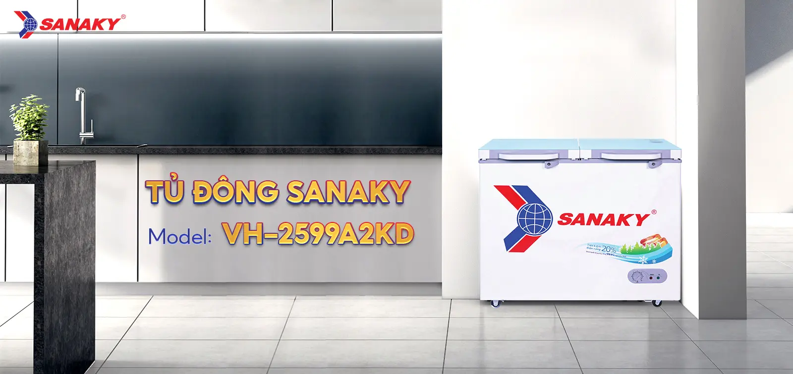 Tủ Đông Sanaky VH-2599A2KD