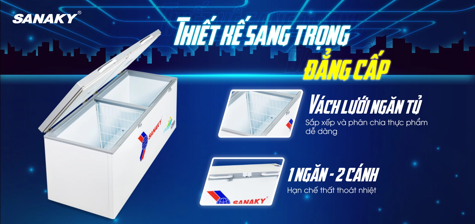 Thiết kế tủ đông sang trọng đẳng cấp