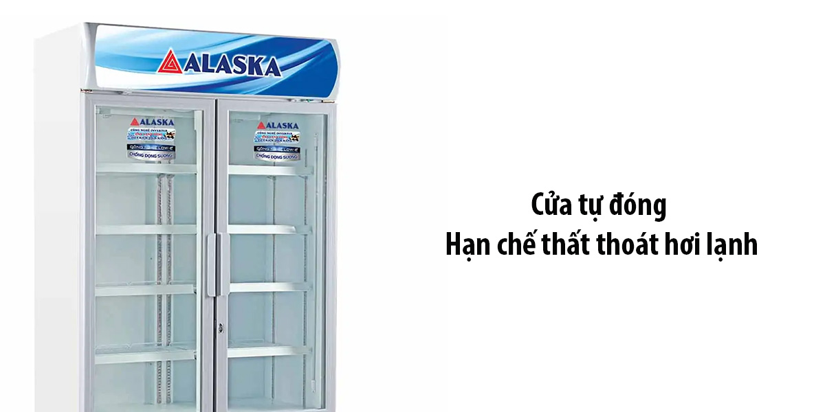 Cửa tự đóng hạn chế thất thoát hơi lạnh