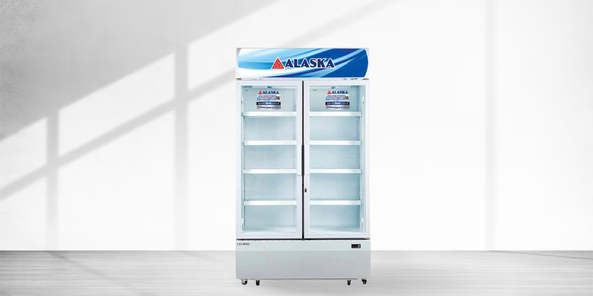 Tủ Mát Alaska Inverter 800 Lít LCI-800C có khay kệ chắc chắn