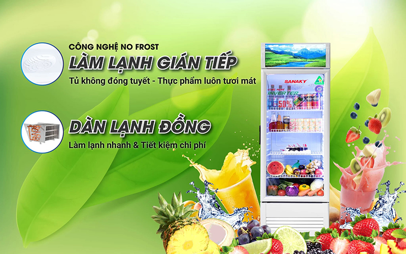 Công nghệ làm lạnh Nofrost và chất liệu dàn lạnh bằng đồng