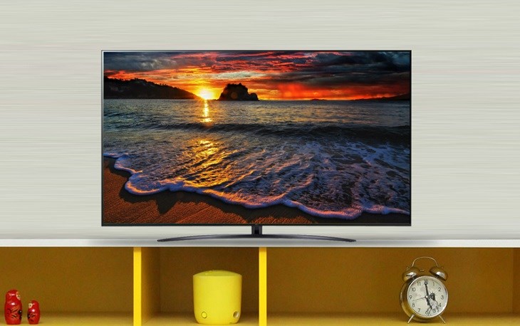 Smart Tivi NanoCell LG 4K 43 inch 43NANO76SQA có khả năng tự điều chỉnh volume nguồn phát với công nghệ AI Sound Pro