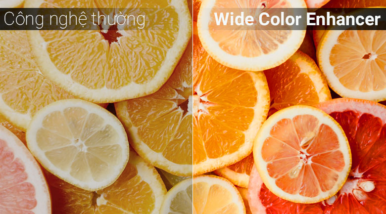 Công nghệ Wide Color Enhancer trên tivi Samsung