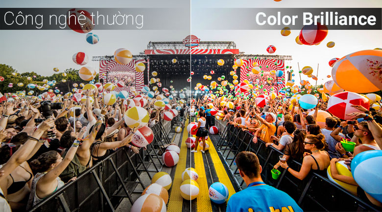 Công nghệ Color Brilliance trên tivi Samsung