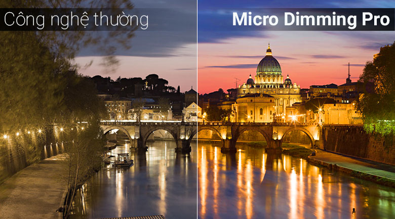 Công nghệ Micro Dimming Pro trên tivi Samsung