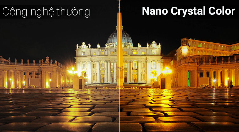 Công nghệ Nano Crystal Color trên tivi Samsung