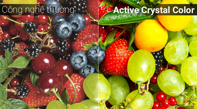 Công nghệ Active Crystal Color trên tivi Samsung