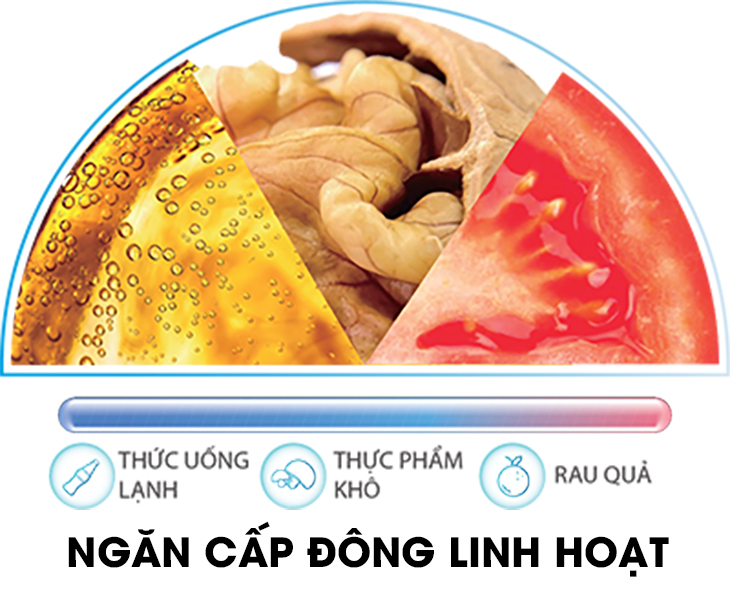 Ngăn cấp đông linh hoạt Flexible Zone