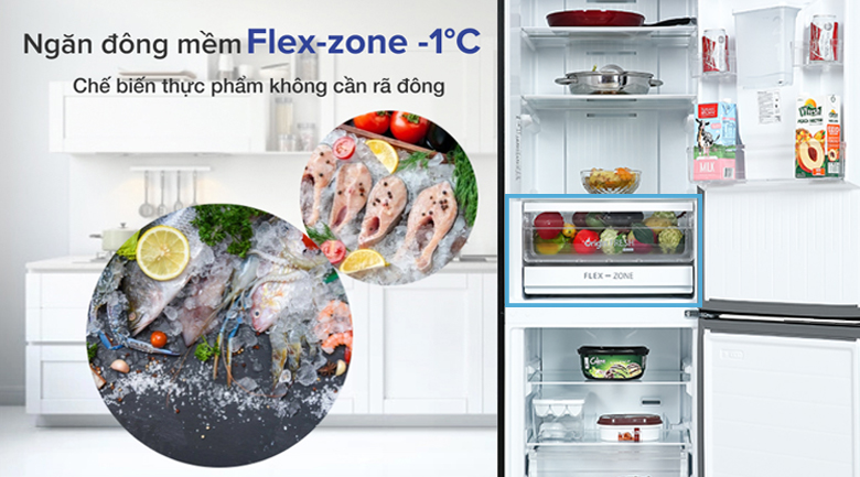 Ngăn đông mềm Flex-zone