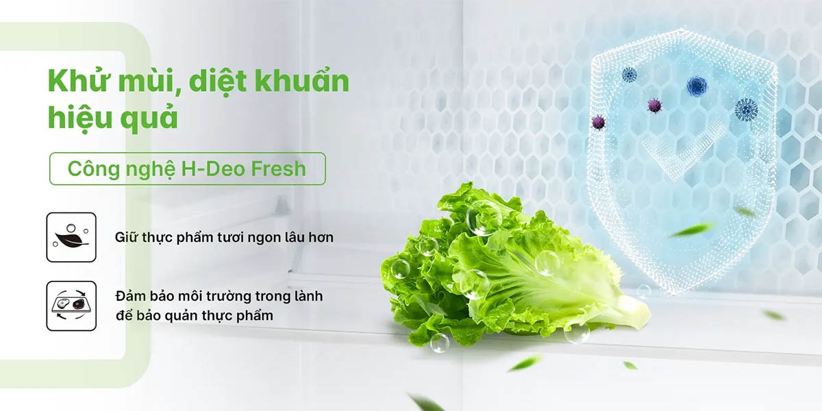 H-DEO Fresh khử mùi, diệt khuẩn