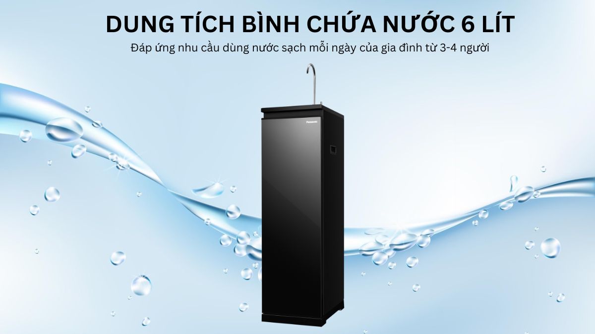 TK-CA811K-VN có dung tích bình chứa 6 lít