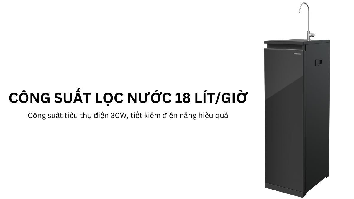 TK-CA811K-VN có công suất lọc nước lớn lên đến 18 lít/giờ