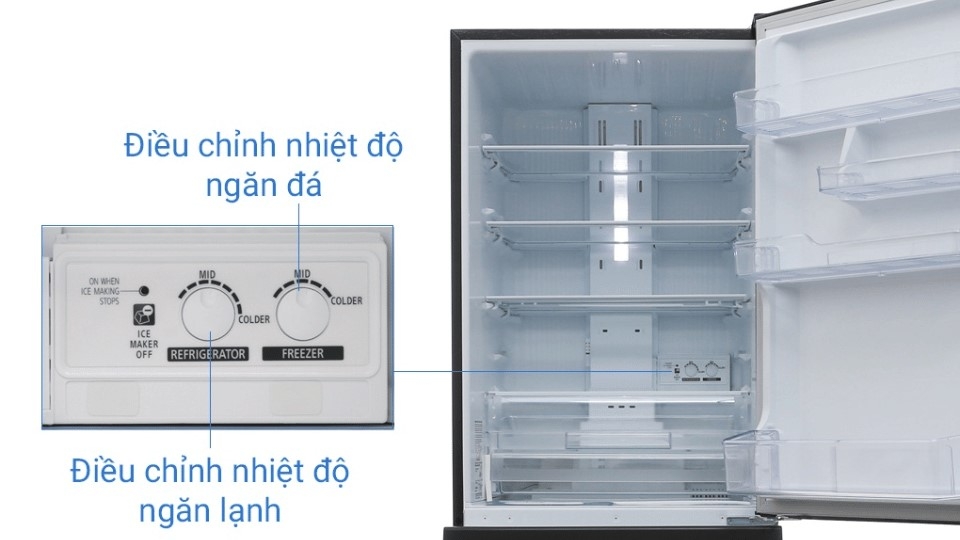 Các mức nhiệt của tủ lạnh