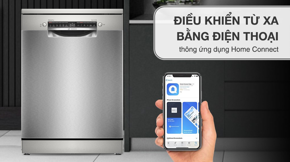 Máy rửa chén độc lập Bosch SMS4ECI26E - Tiện ích